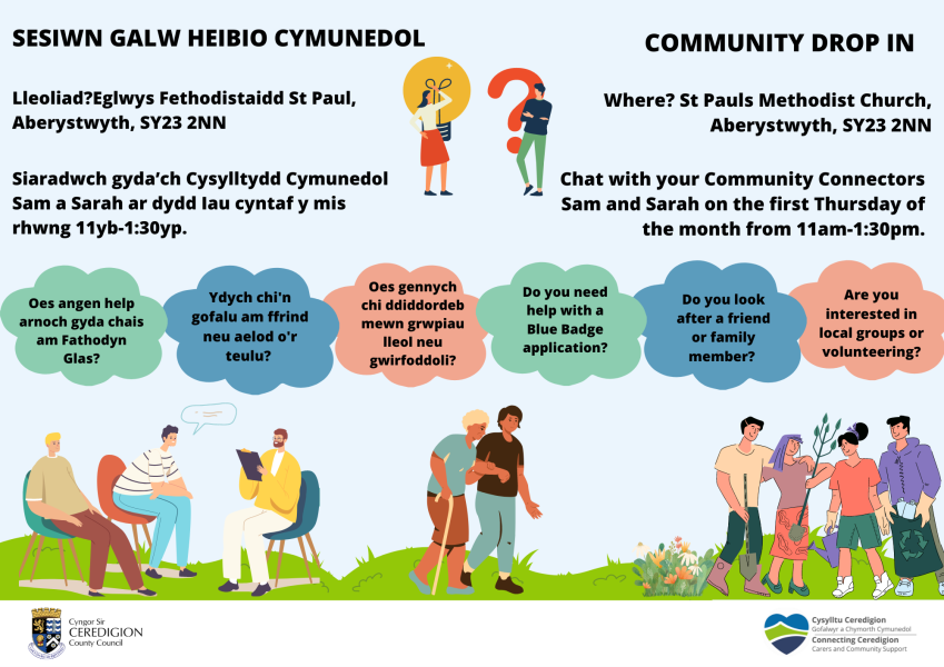 Sesiwn Galw Heibio Cymunedol- St Paul/Community Drop In-St Paul
