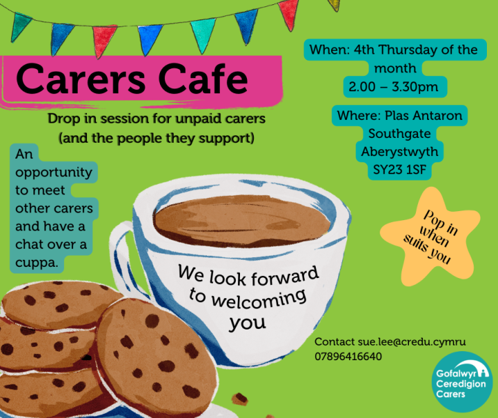 Caffo Gofalwyr Aberystwyth Carers Cafe