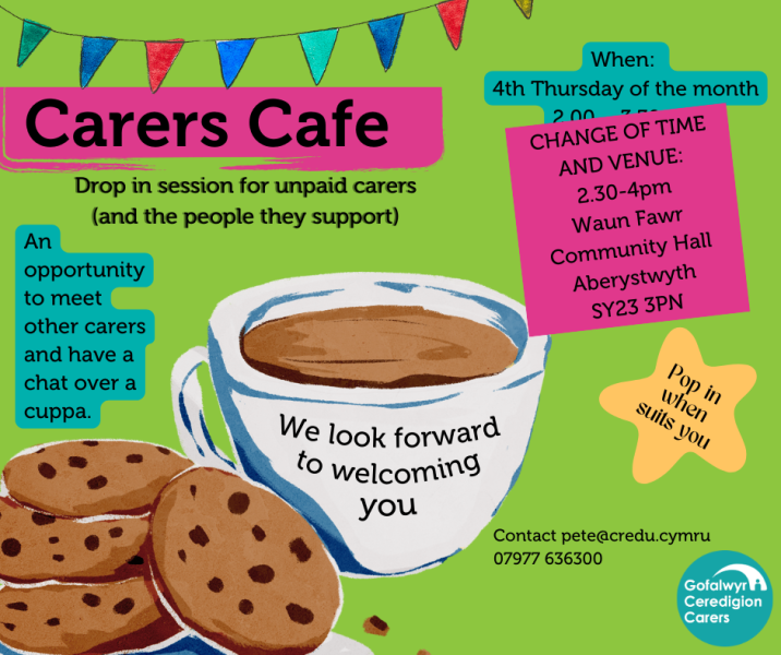 Caffi Gofalwyr Aberystwyth Carers Cafe