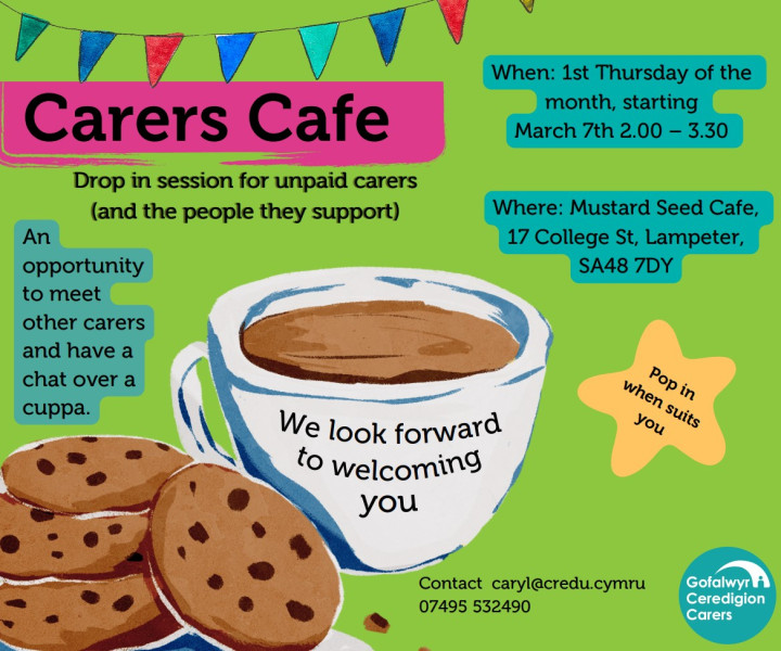Caffi Gofalwyr Llanbedr Pont Steffan / Lampeter Carers Cafe