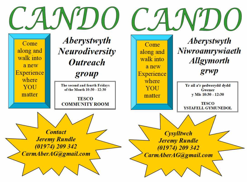 FIRST meeting of the Aberystwyth CANDO group TESCO community room