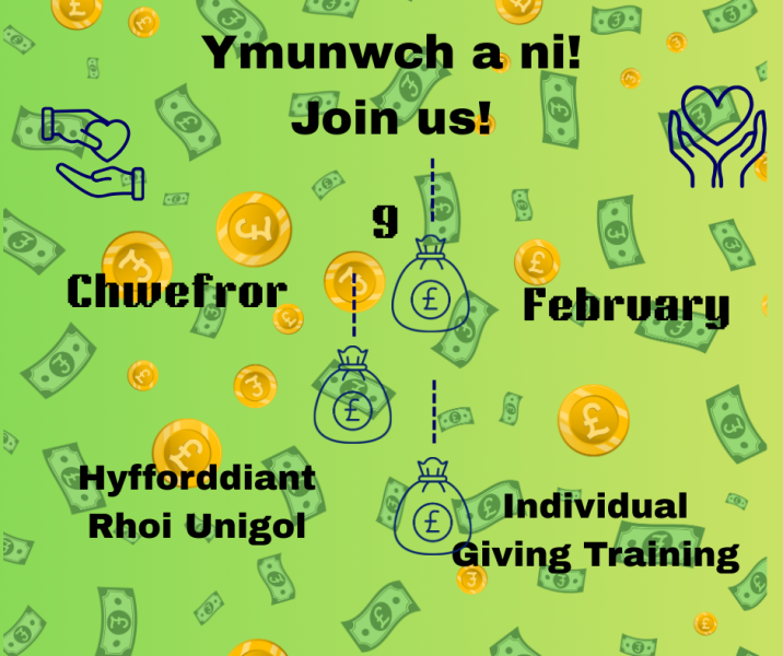 Hyfforddiant Rhoi Unigol - Individual Giving training