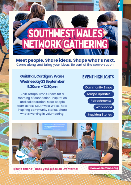 Tempo Time Credits Southwest Wales Network Event