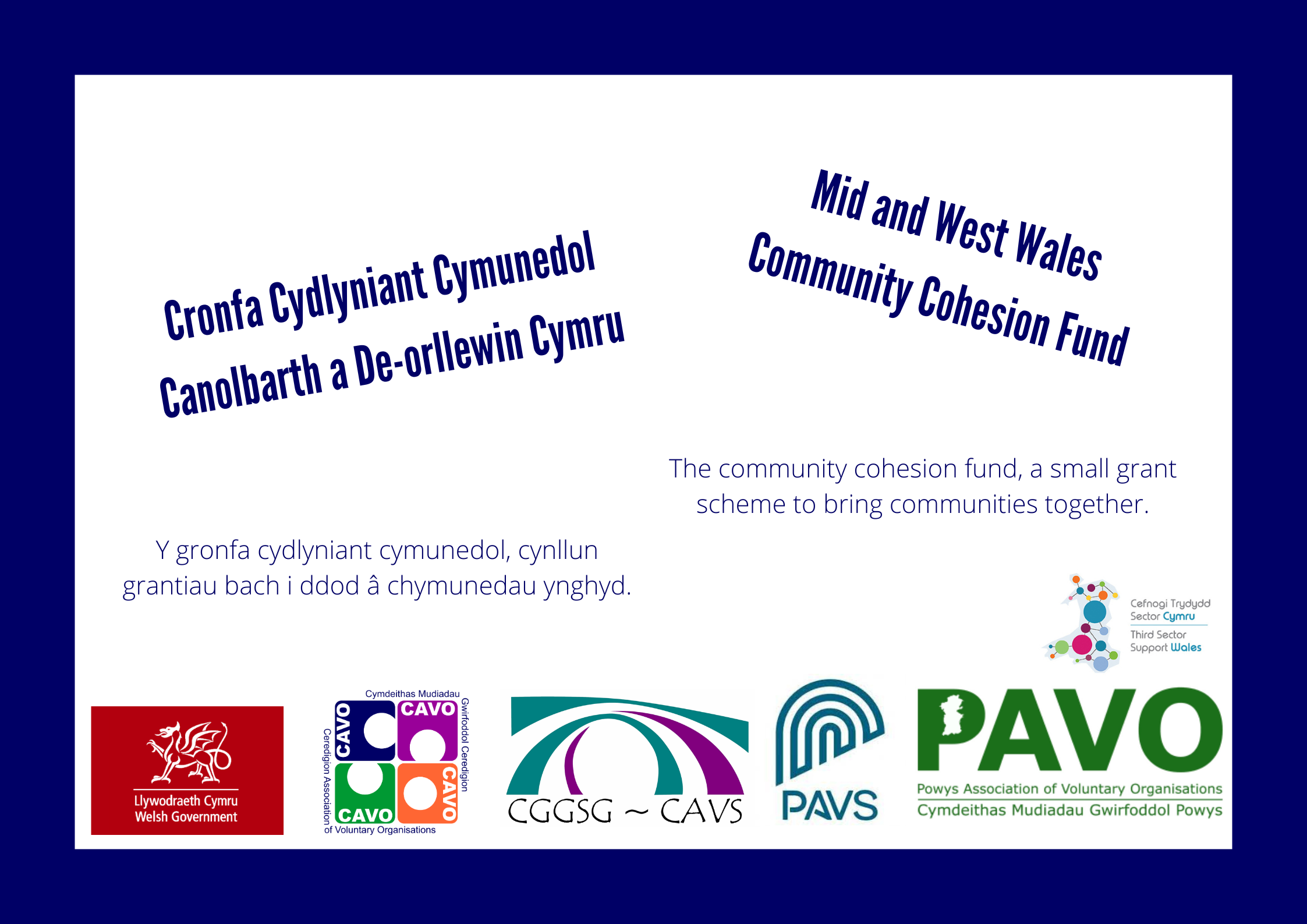 Community Cohesion Small Grants Fund - 2026/27