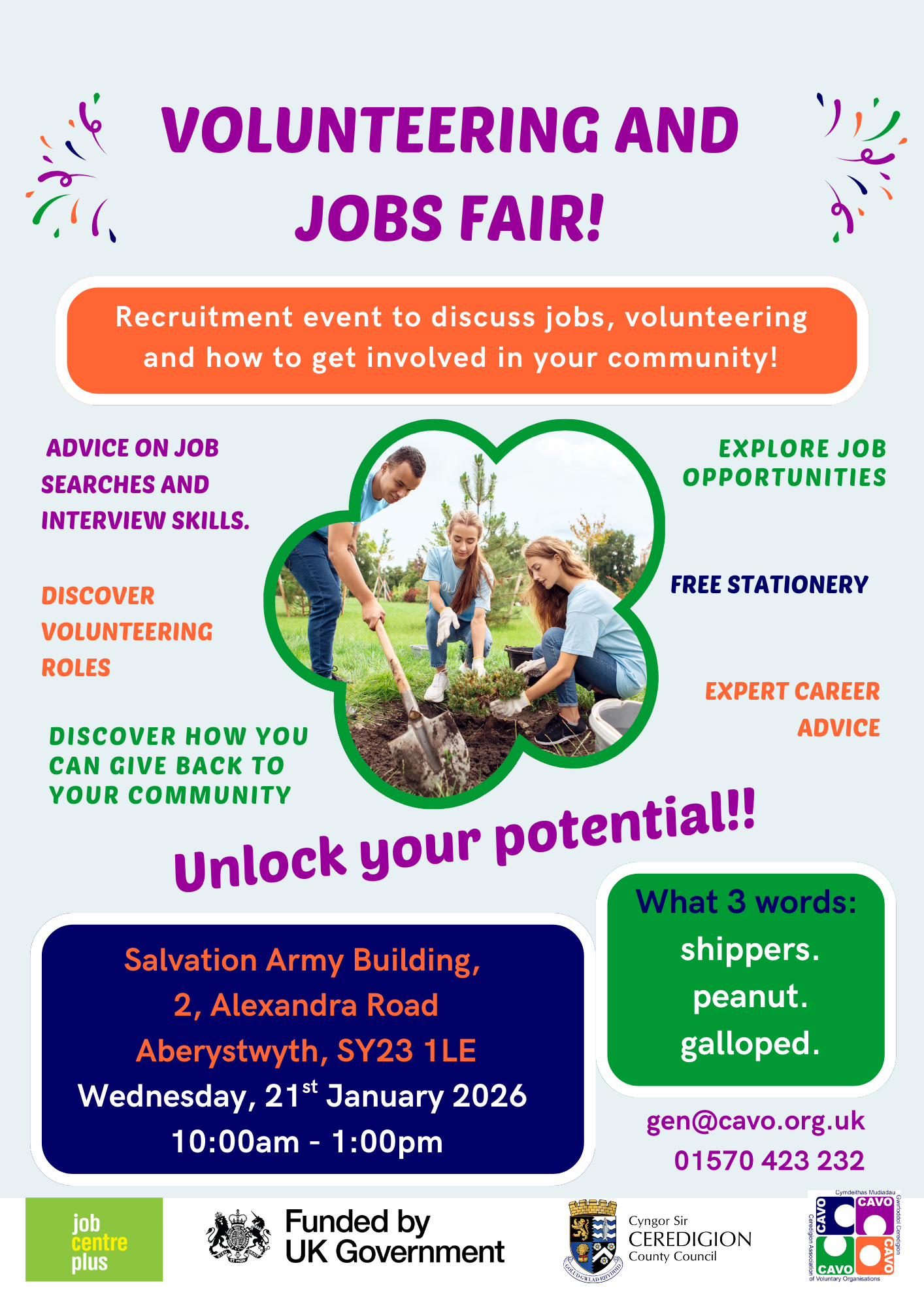 Aberystwyth Volunteering & Jobs Fair